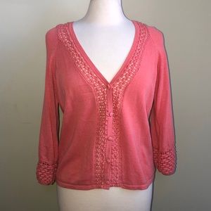 Chadwick’s Peach Cardigan